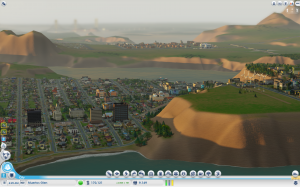 The beginnings of a new, neighboring city.